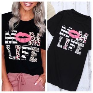 Mom Life Leopard Print